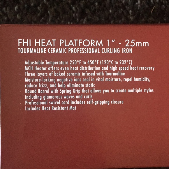 BRAND NEW FHI heat platform curling iron